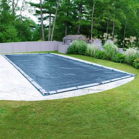 Pool Mate Heavy-Duty 25 ft. x 45 ft. Rectangular Imperial Blue Winter ...