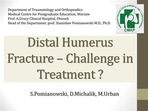 (PDF) Complications after distal humerus fracture - DOKUMEN.TIPS