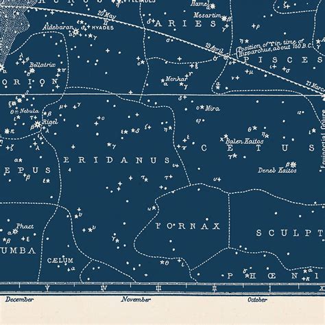 Star Map Star Map Print Constellations Chart Print - Etsy