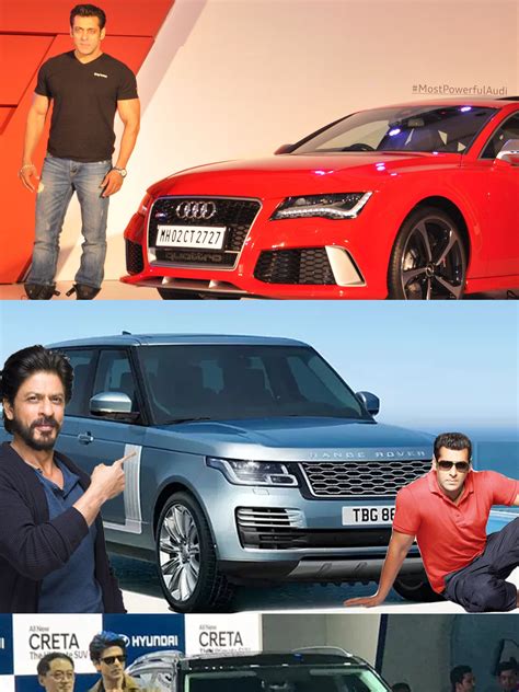 Salman Khan vs Shah Rukh Khan: Car Collection Of Bollywood Legends ...