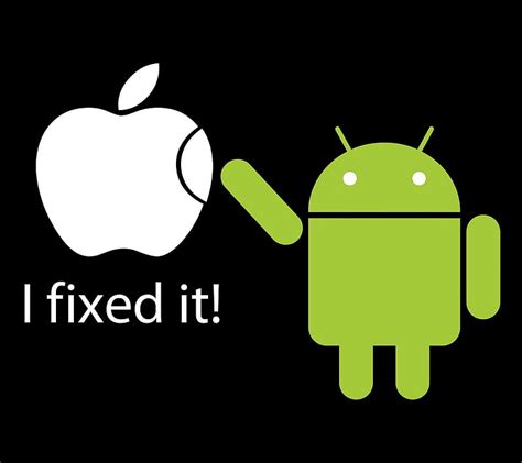 Funny Apple Logo Wallpaper