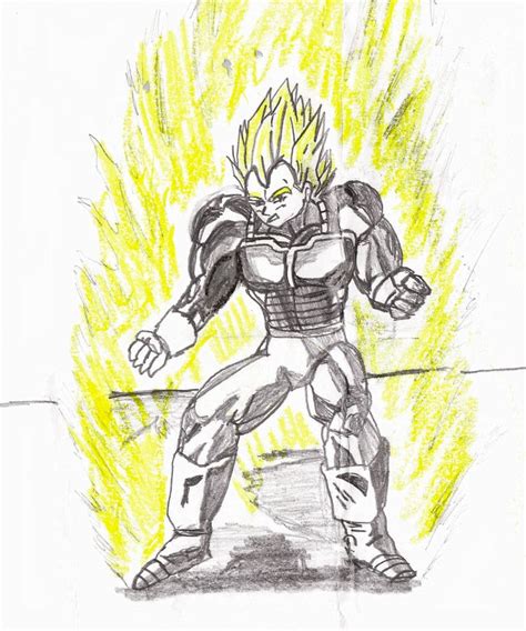 Vegeta Sketch by 10-balls on DeviantArt