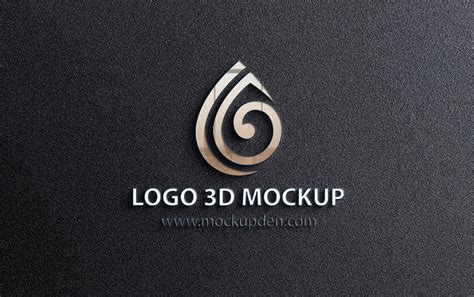 Free 3d logo mockup - vilasia