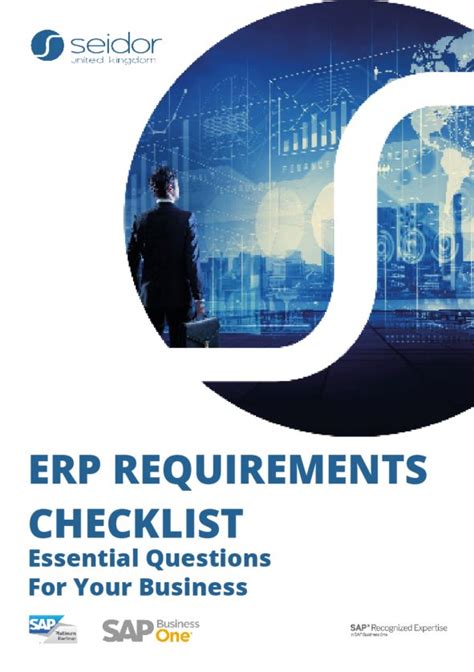 ERP Requirements Checklist