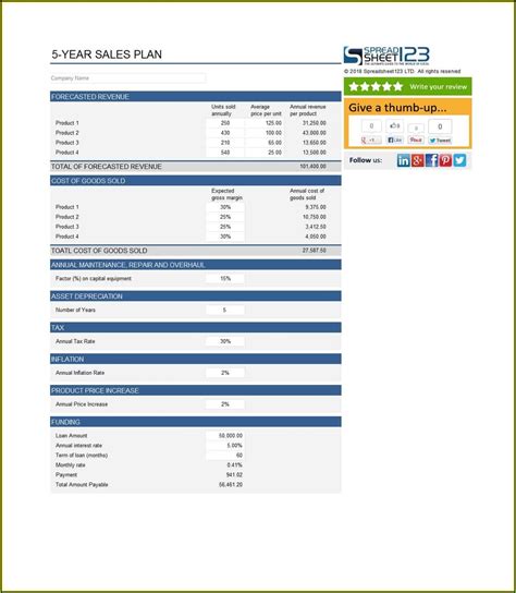 Sales Plan Template Word - Template 1 : Resume Examples #q78QRrm1g9