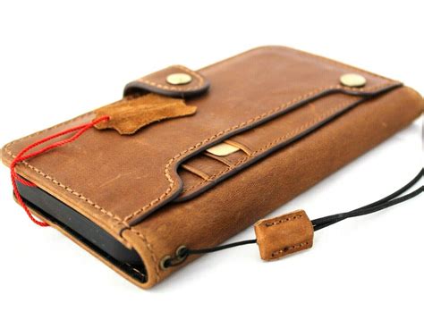 Genuine Leather Case Wallet For Apple iPhone 11 12 13 14 Pro Max 6 7 8 ...