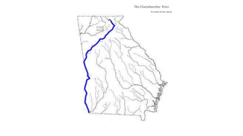 Chattahoochee River Map