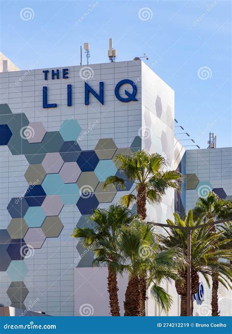 The LINQ Hotel + Experience Stock Image - Image of city, palm: 274212219