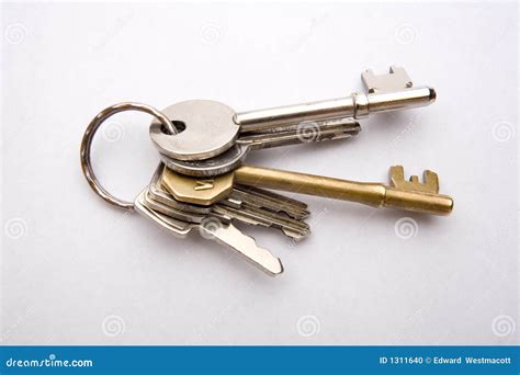 Set of house keys stock photo. Image of house, bunch, close - 1311640