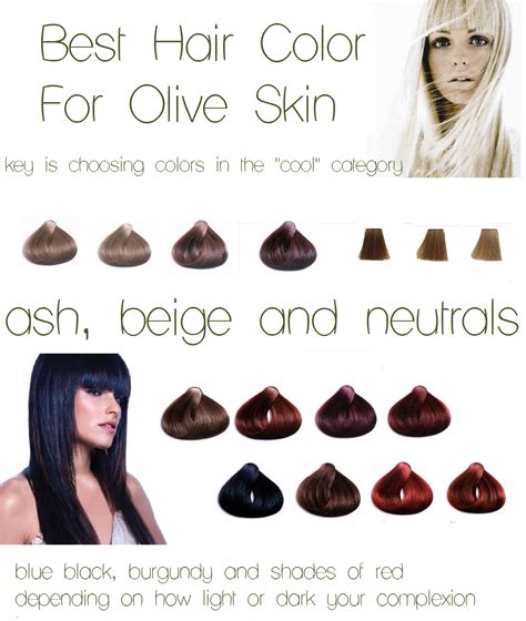 Light Olive Skin Tone Hair Color