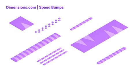 Speed Bumps Dimensions & Drawings | Dimensions.com