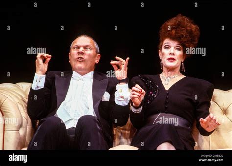 Steven Berkoff (Les), Linda Marlowe (Helen) in DECADENCE at Wyndham’s ...