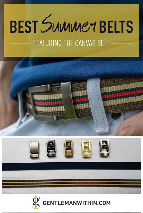 Best Canvas Belts for Men (Feat. Anson Belt & Buckle)