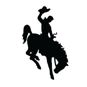 Bucking Horse Silhouette at GetDrawings | Free download