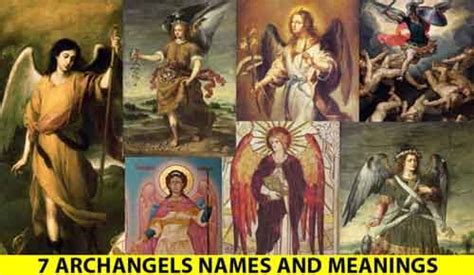 7 Archangels Names and Meanings - Archangels of God | End Time Message ...