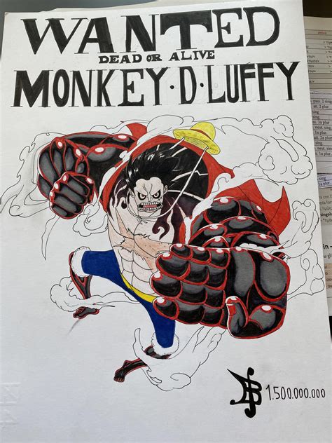 A fan art of gear 4th Luffy : r/OnePiece