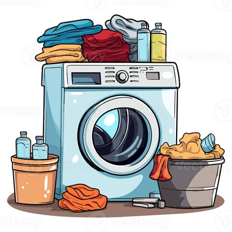 washing machine and laundry, laundry sticker 26721193 PNG