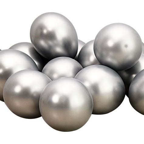 Buy Wholesale 10 Chrome Balloons Silver Online in Australia | Party Maker