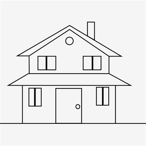 house line drawing simple - Trena Bowden