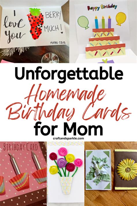 The Most Memorable Homemade Birthday Cards for Mom - SESO OPEN