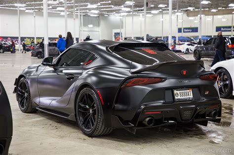 Satin Black A90 Toyota Supra - BenLevy.com | Toyota supra, Supra ...