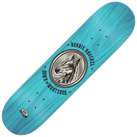 Real Skateboards Brockel Horseglue Skateboard Deck 8.25" - SKATEBOARDS ...