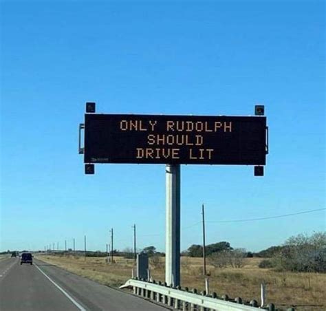 Texas roadsigns on point this season : r/funny