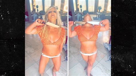 Britney Spears Dances With Knives Again in New Instagram Video