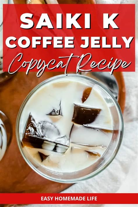 Saiki K Coffee Jelly - Easy Japanese Dessert Recipe