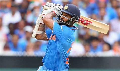 Shikhar Dhawan OUT! #IndiavsUAE (United Arab Emirates), ICC Cricket ...