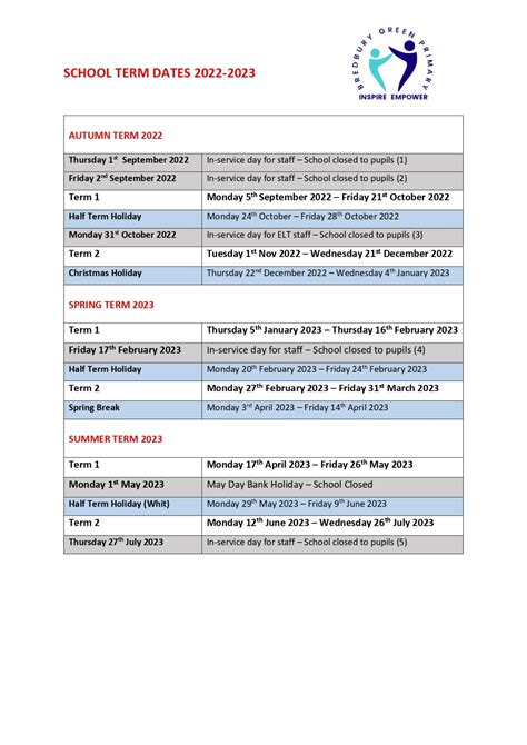 Term Dates 2022-23 by Schudio - Issuu