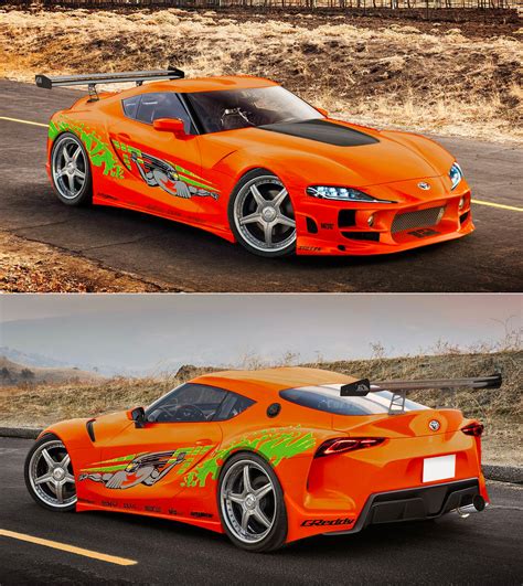 Orange 2020 Toyota Supra Captured Filming Scenes for Fast & Furious 9 ...