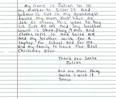 Usps Operation Santa Adopt A Letter - Letter Daily References