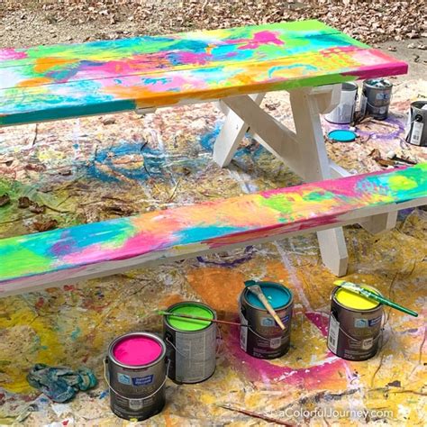 Painting a Picnic Table - Carolyn Dube