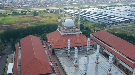 Masjid Agung Jawa Tengah, Great Mosque on Central Java Stock Image ...