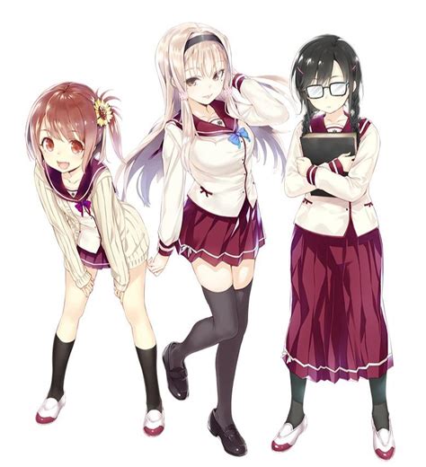 Other poses for the trio : r/OreSuki