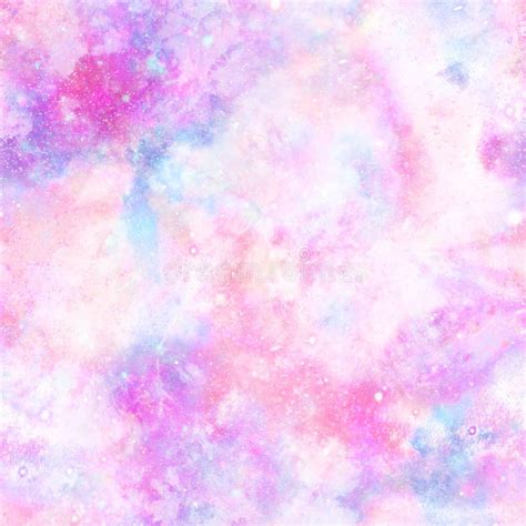 Pastel Pink Galaxy Print with Grainy Effect Stock Illustration ...