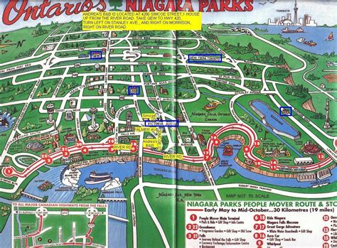 Map of Niagara Falls Ontario | Niagara Falls Canada Hotels | Niagara ...