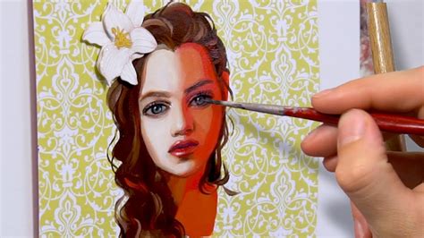 Portrait Painting Ideas For Beginners : Portrait Paint Portraits Steps ...