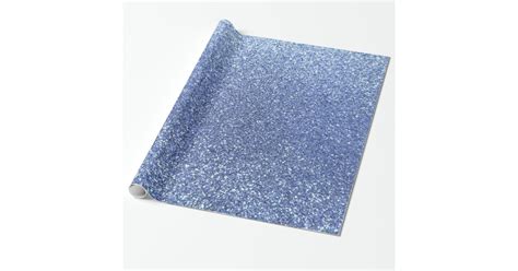 Light blue glitter wrapping paper | Zazzle