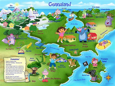 Printable Dora Map