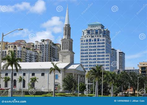 The Family Church in West Palm Beach Editorial Image - Image of blue ...