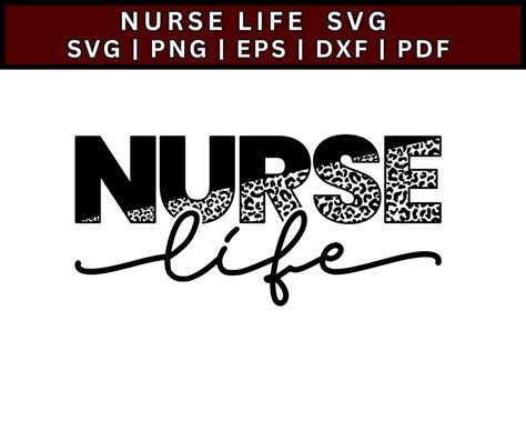 Nurse Life SVG / Cut File / Cricut / Commercial Use / Silhouette / Clip ...