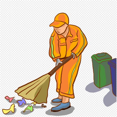 Sanitation workers cleaning the streets png image_picture free download ...