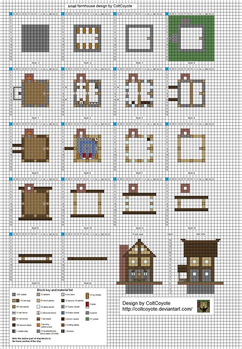 Minecraft Building Schematics Minecraft Schematics 1.19