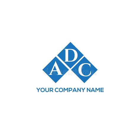 ADC Letter Logo Design on BLACK Background. ADC Creative Initials ...