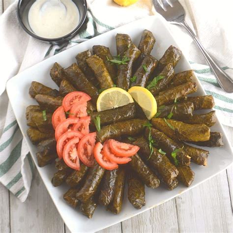 Egyptian Stuffed Grape Leaves (Warak Enab) - Amira's Pantry