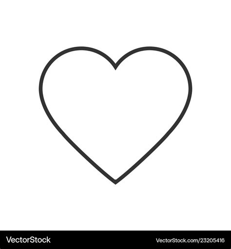 Heart icon Royalty Free Vector Image - VectorStock