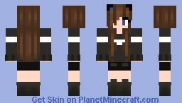 Cute Cat Girl Minecraft Skin