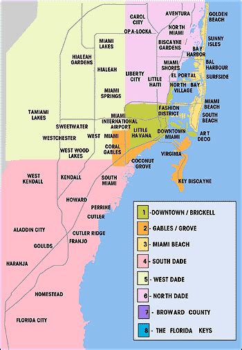 Miami Dade County Municipalities Map - Nat Laurie